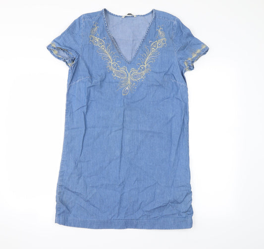 George Womens Blue  Denim Mini  Size 8