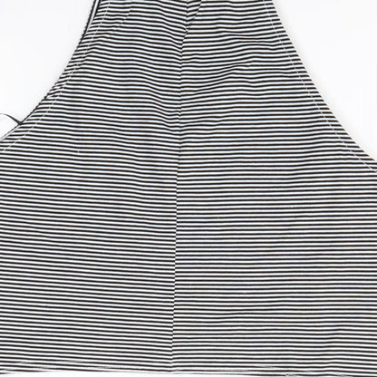 Lustre Womens Black Striped  Basic Tank Size 12