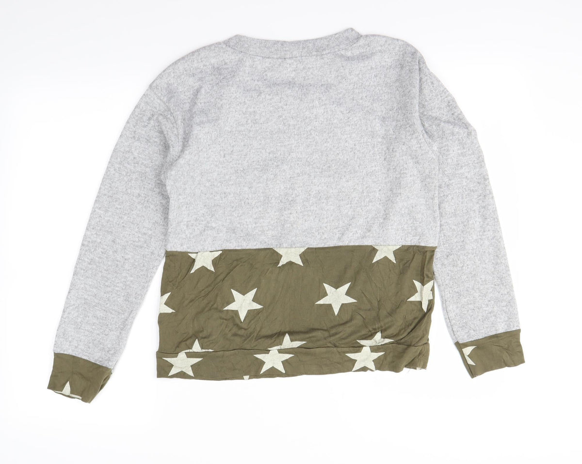 boohoo  Womens Grey   Pullover Jumper Size L