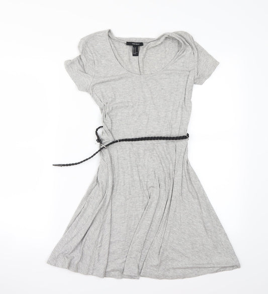 FOREVER 21 Womens Grey   Fit & Flare  Size M