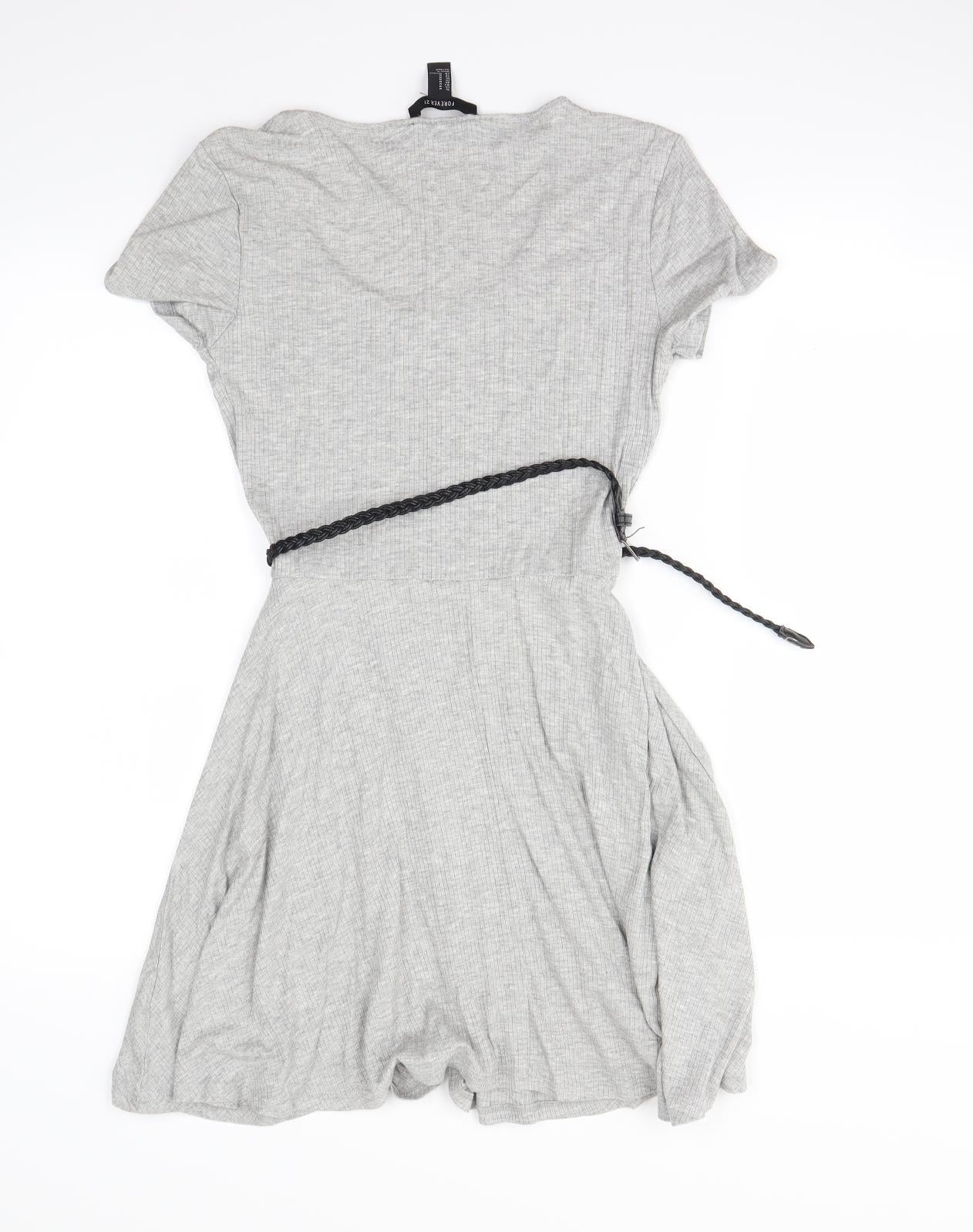 FOREVER 21 Womens Grey   Fit & Flare  Size M