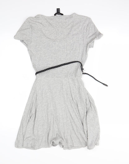 FOREVER 21 Womens Grey   Fit & Flare  Size M