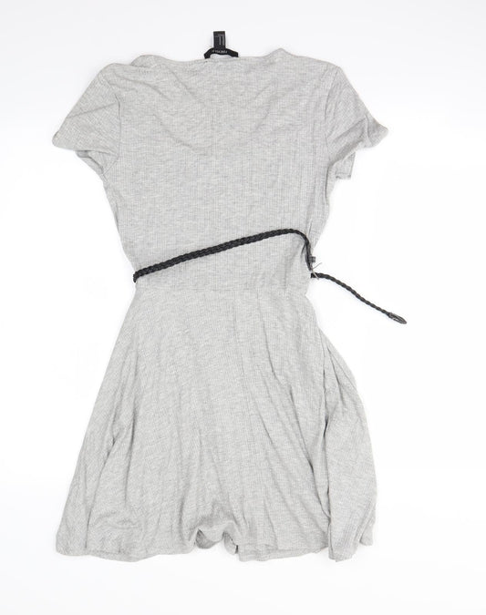 FOREVER 21 Womens Grey   Fit & Flare  Size M