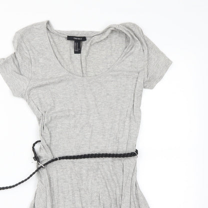 FOREVER 21 Womens Grey   Fit & Flare  Size M