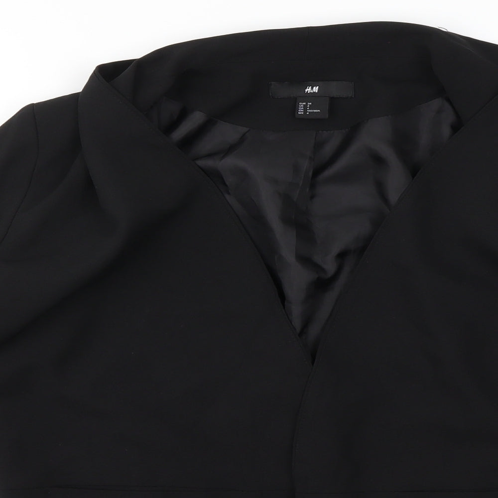 H&M Womens Black   Jacket Blazer Size 4