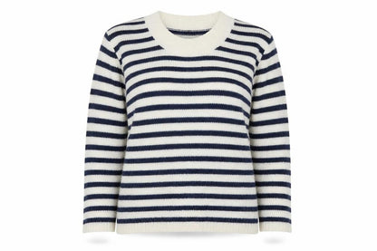 Dorothy Perkins Womens Blue Striped  Pullover Jumper Size 10
