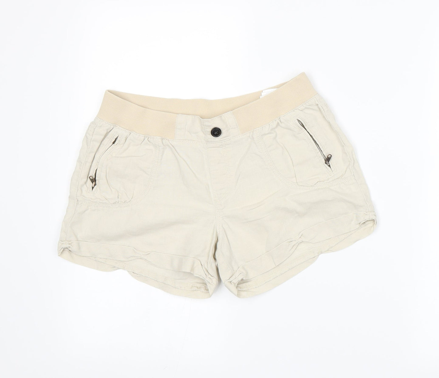 H&M Girls Beige   Hot Pants Shorts Size 12-13 Years
