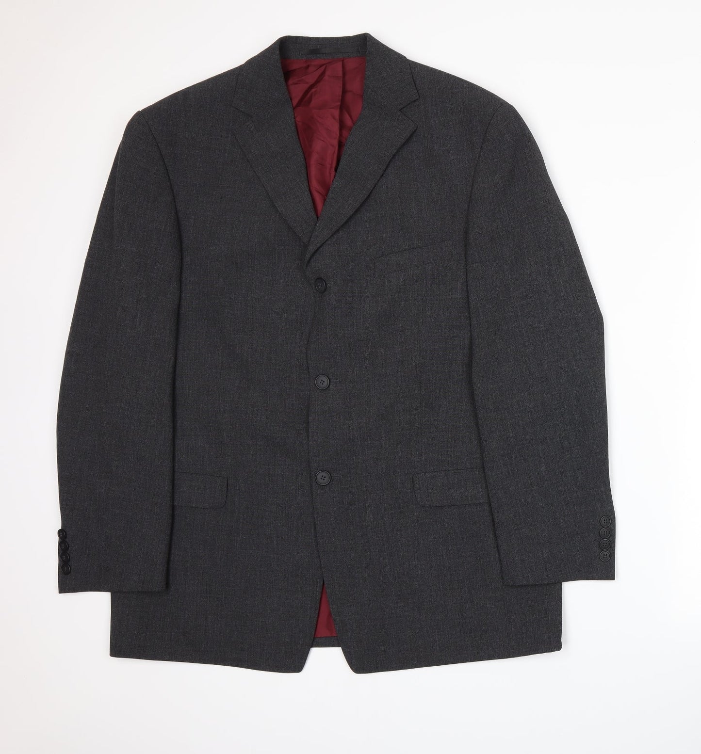 Angelo Litrico Mens Grey   Jacket Suit Jacket Size L