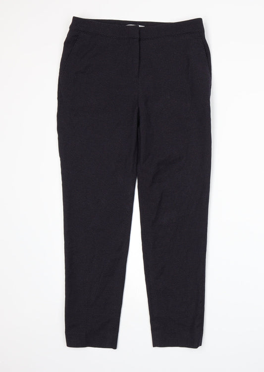 Womens UK Size 8 H&M Regular Fit  Blue Trousers