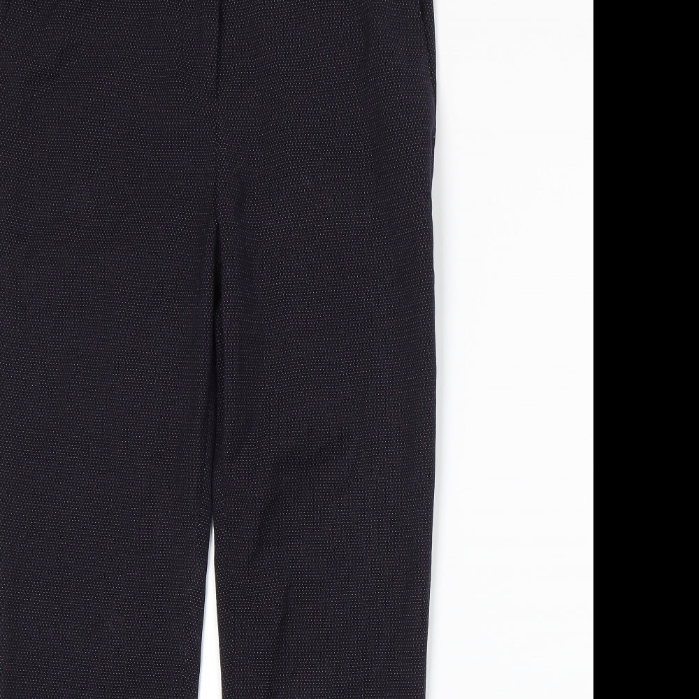 Womens UK Size 8 H&M Regular Fit  Blue Trousers