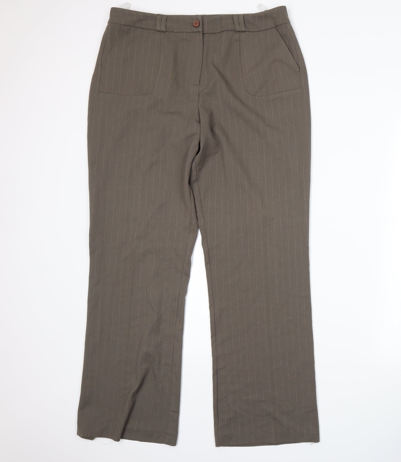 Womens UK Size 16 Klass Regular Fit  Beige Trousers
