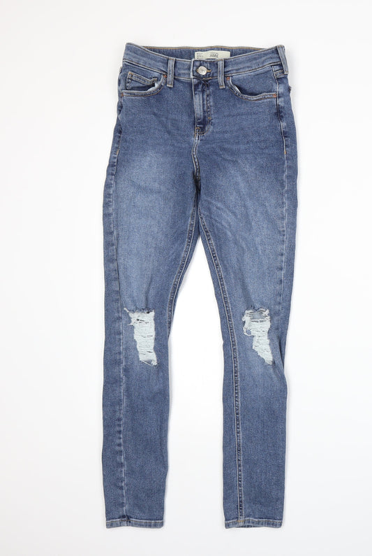 New Look Womens Blue   Skinny Jeans Size 6 L27 in