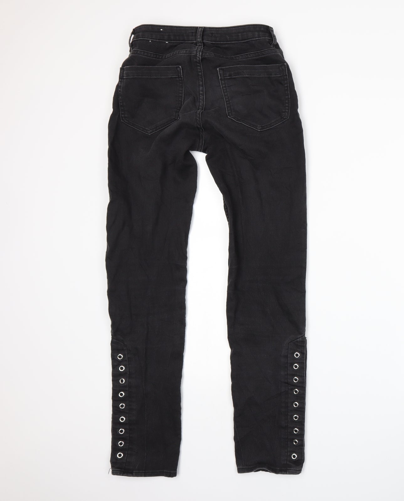 H&M Womens Grey   Skinny Jeans Size 10 L28 in
