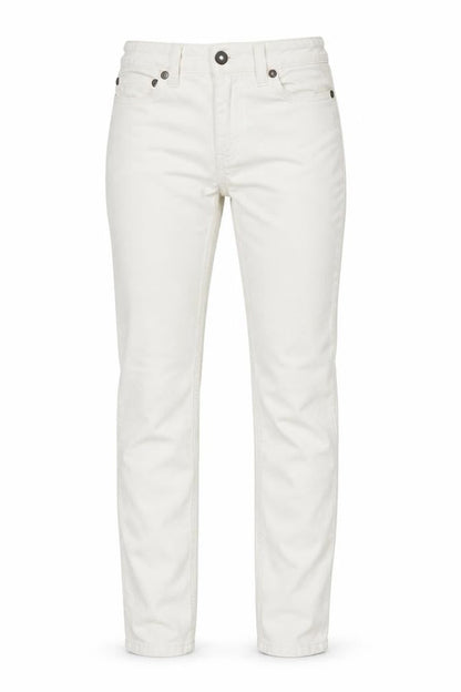 Womens UK Size 4 Johnnie B Regular Fit Skinny White Jeans