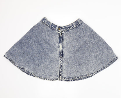Rock & Revolution Womens Blue  Denim A-Line Skirt Size 8