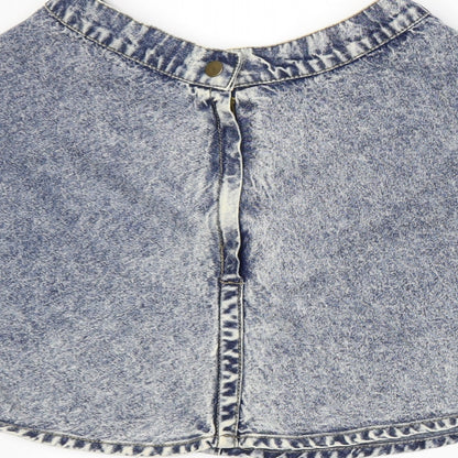 Rock & Revolution Womens Blue  Denim A-Line Skirt Size 8