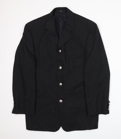 Mens UK Size M Ciro Citterio Regular Black Suit Jacket