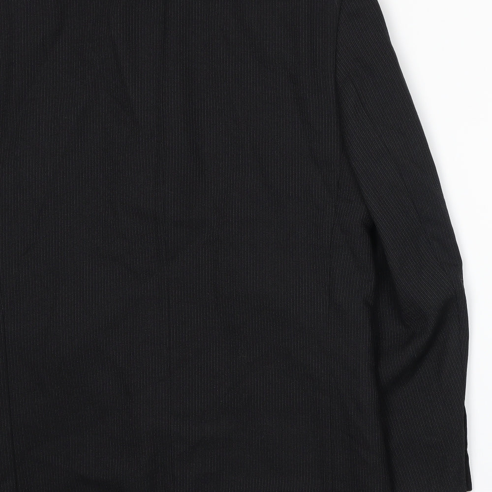 Mens UK Size M Ciro Citterio Regular Black Suit Jacket