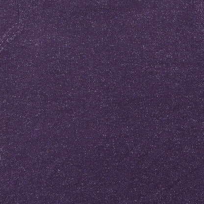 EWM Womens Purple  Knit Pullover Jumper Size S