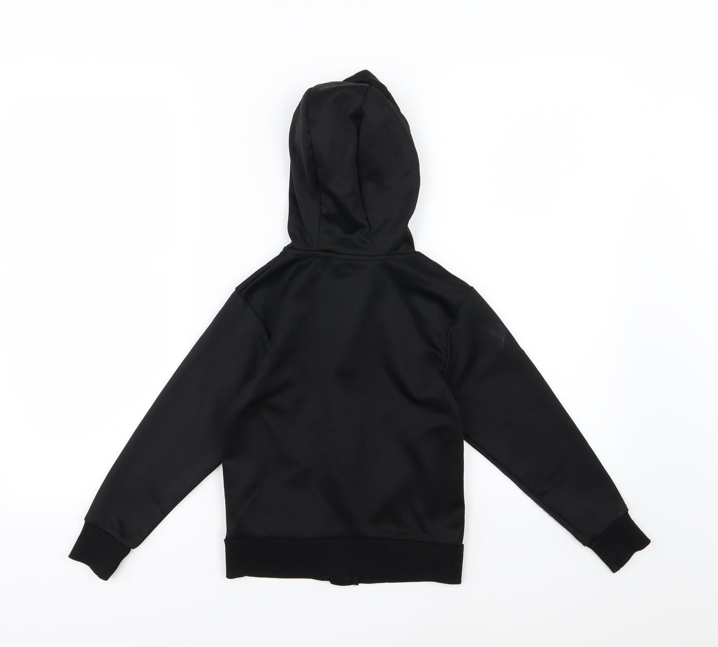 Peacocks Boys Black  Jersey Full Zip Hoodie Size 6-7 Years
