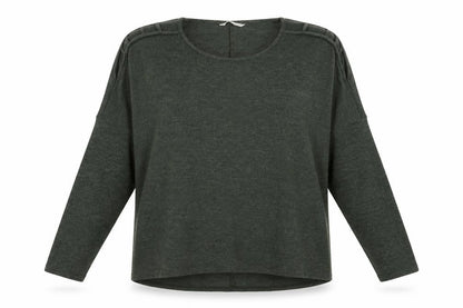 George Womens Green  Knit Pullover Jumper Size 14