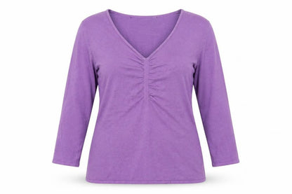 Stephen Y Womens Purple  Knit Pullover Jumper Size M