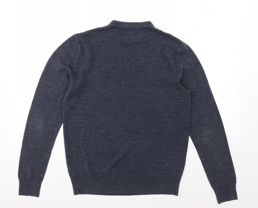 BHS Mens Blue  Knit Pullover Jumper Size S
