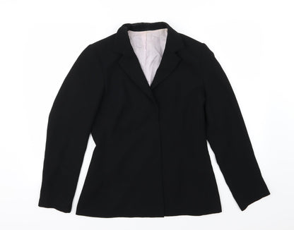 Dorothy Perkins Womens Black  Rayon Jacket Suit Jacket Size 10