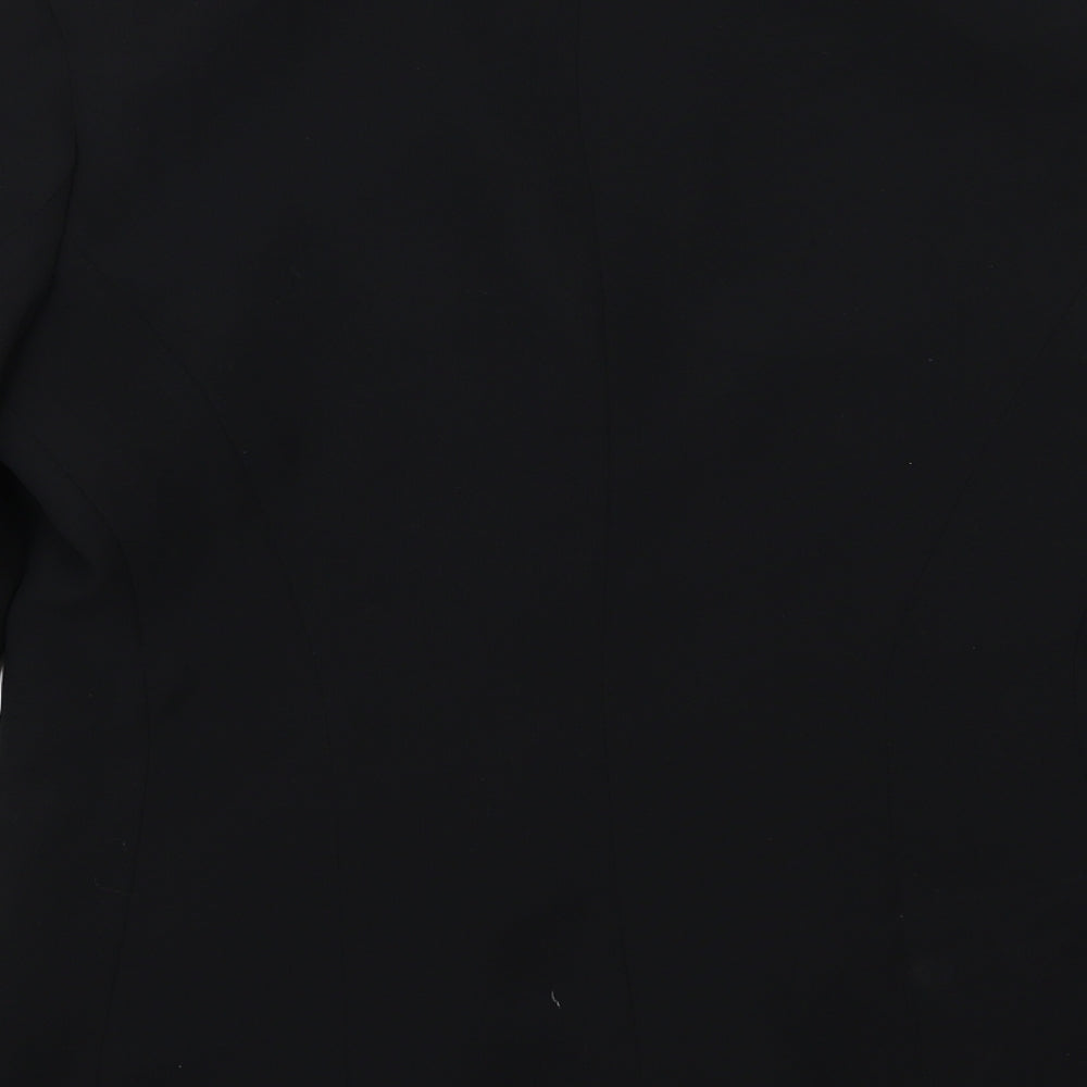 Dorothy Perkins Womens Black  Rayon Jacket Suit Jacket Size 10