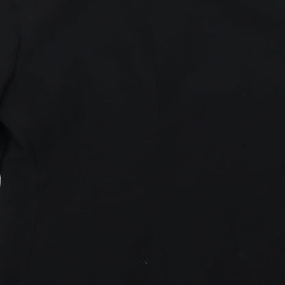 Dorothy Perkins Womens Black  Rayon Jacket Suit Jacket Size 10