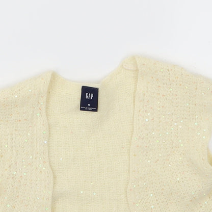 Gap Womens Beige  Knit Cardigan Jumper Size M