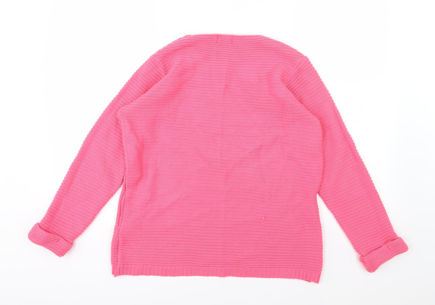 I Love You Womens Pink  Knit Pullover Jumper Size S