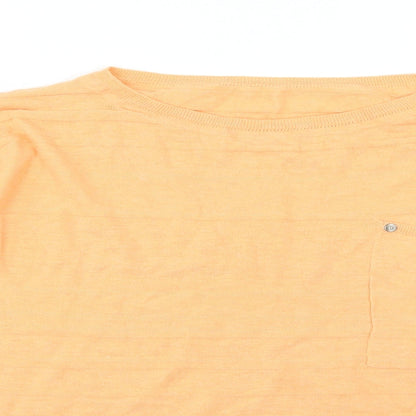 NEXT Womens Orange  Knit Pullover Jumper Size 14