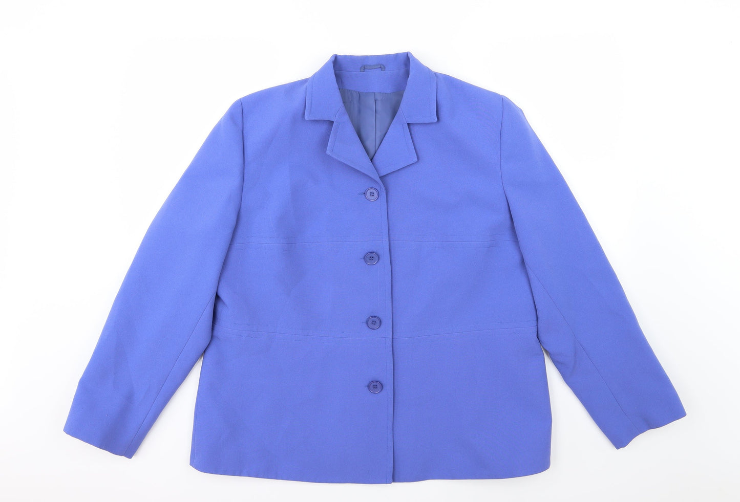 Extra Elegance Womens Blue   Overcoat Coat Size 10