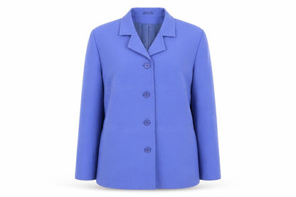 Extra Elegance Womens Blue   Overcoat Coat Size 10