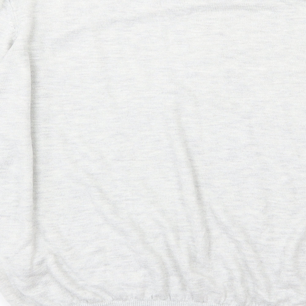 H&M Womens Grey  Knit Pullover Jumper Size XL