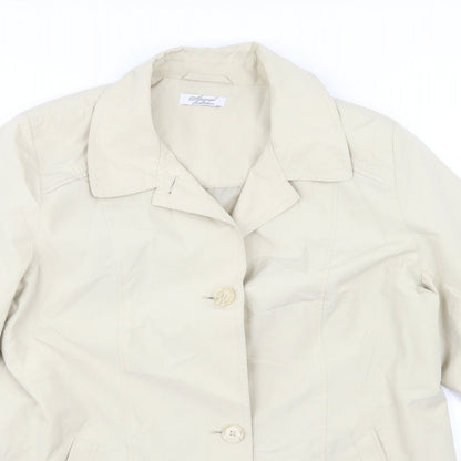 Womens UK Size 16 Special Collection Beige Overcoat