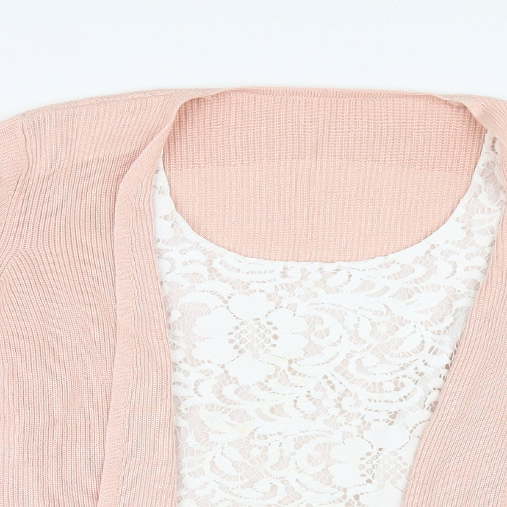 Womens UK Size 12 Marks and Spencer Pink Basic Blouse