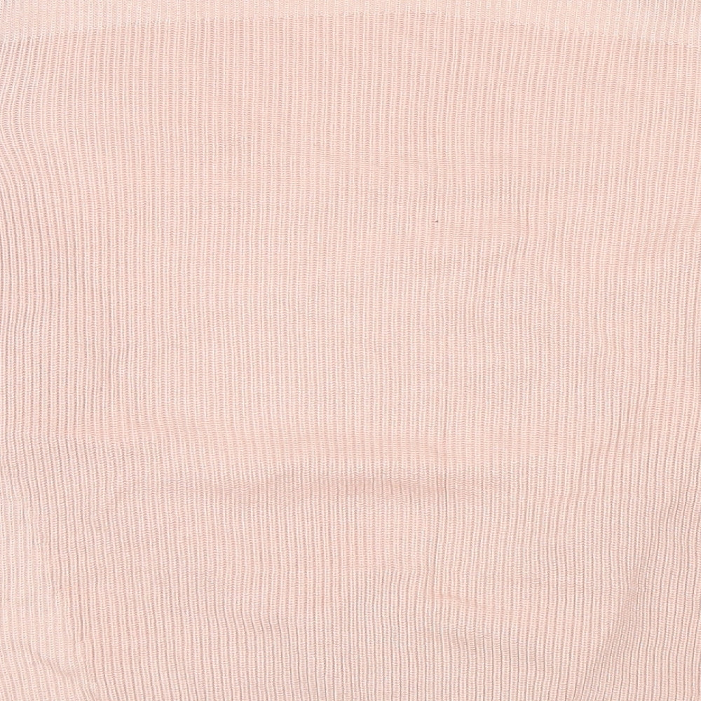 Womens UK Size 12 Marks and Spencer Pink Basic Blouse