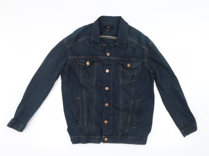 Womens UK Size 10 H&M Blue Jacket