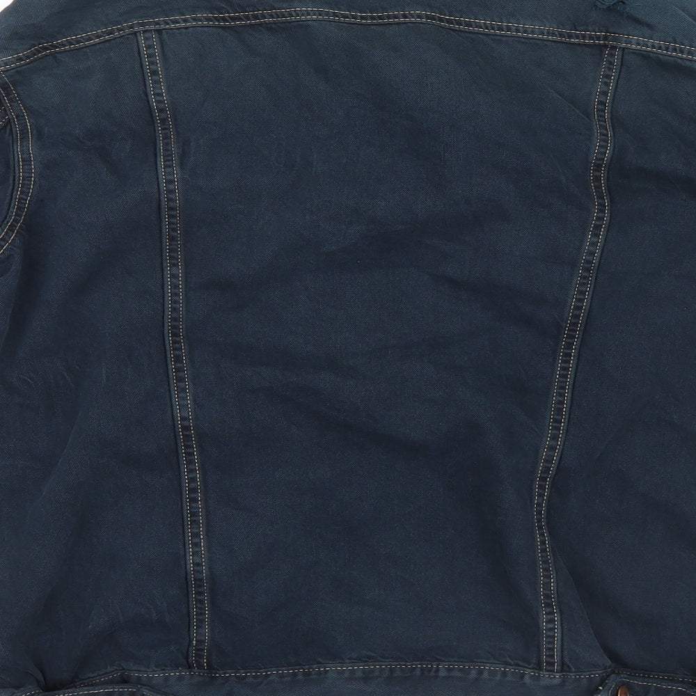 Womens UK Size 10 H&M Blue Jacket