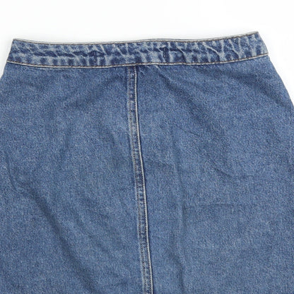 Primark Womens Blue  Denim Mini Skirt Size 4