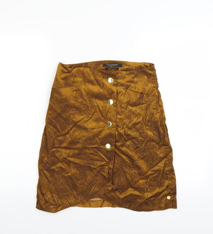 Scotch & Soda Womens Brown   A-Line Skirt Size 28 in