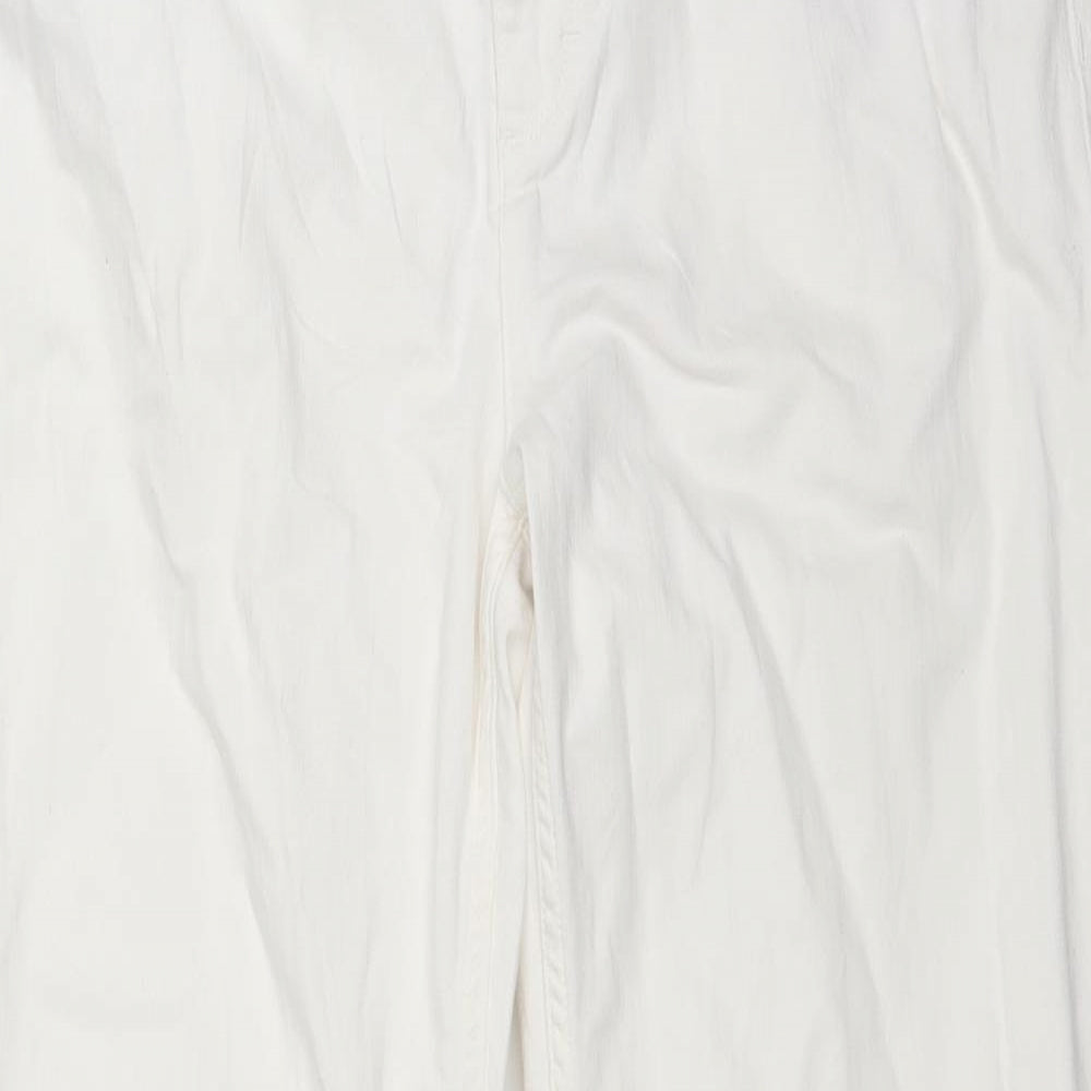 Womens UK Size 34 in John Lewis Regular Fit Bootcut White Jeans