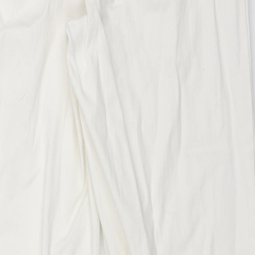 Womens UK Size 34 in John Lewis Regular Fit Bootcut White Jeans