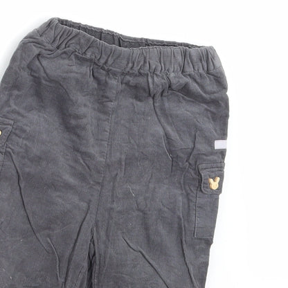 Cadet rousselle Boys Grey  Corduroy Jogger Trousers Size 18 Months