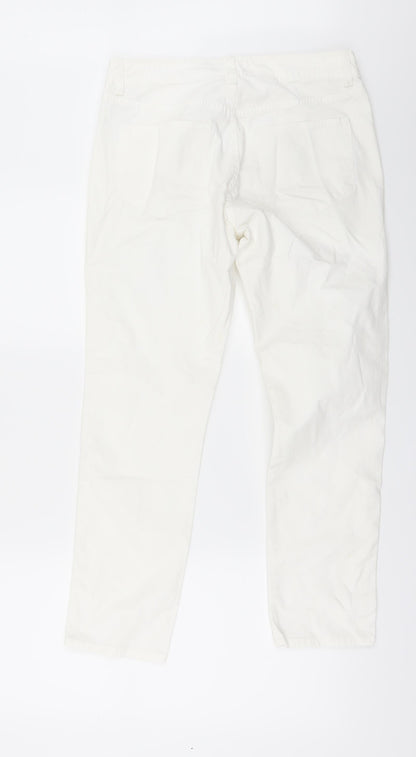 Gap Womens White  Denim Straight Jeans Size 6 L27 in