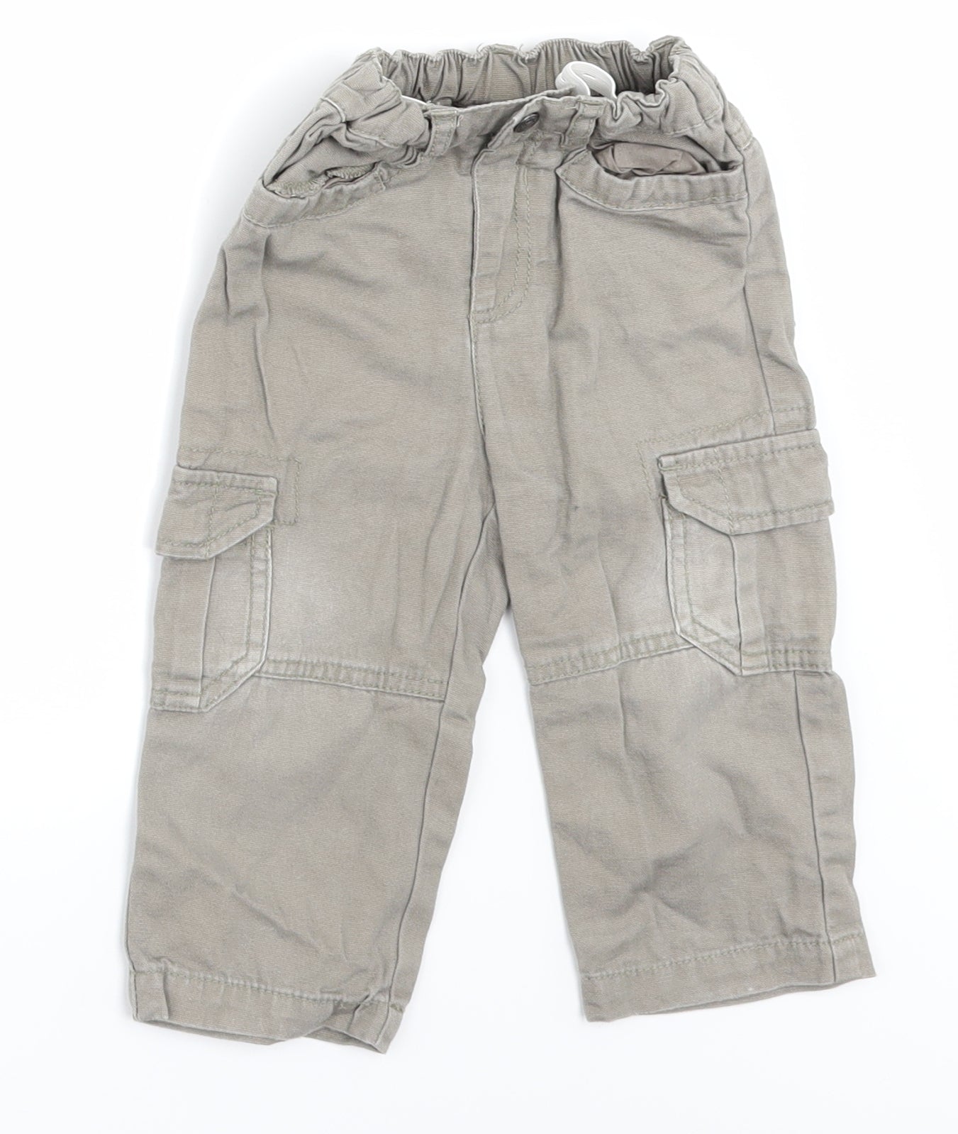 Cyrillus Boys Beige   Jogger Jeans Size 18 Months