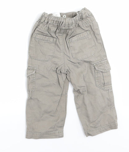 Cyrillus Boys Beige   Jogger Jeans Size 18 Months