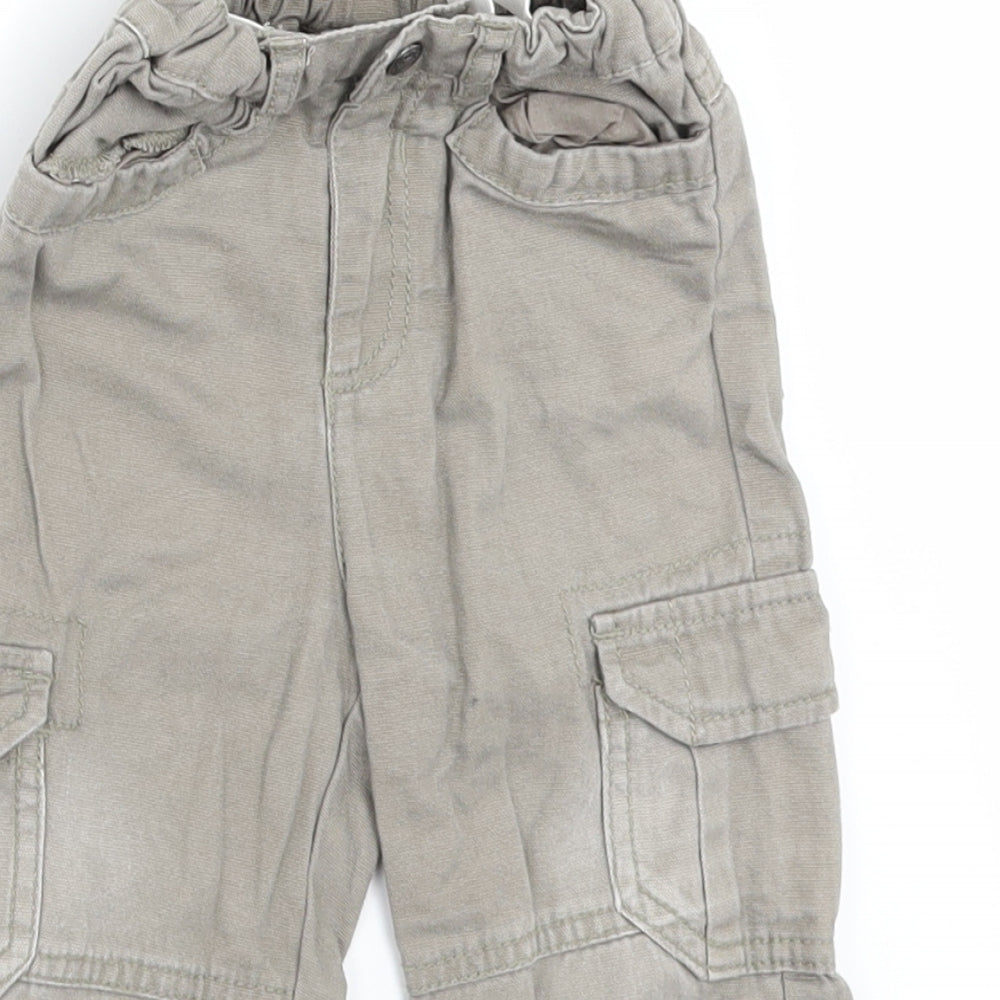 Cyrillus Boys Beige   Jogger Jeans Size 18 Months